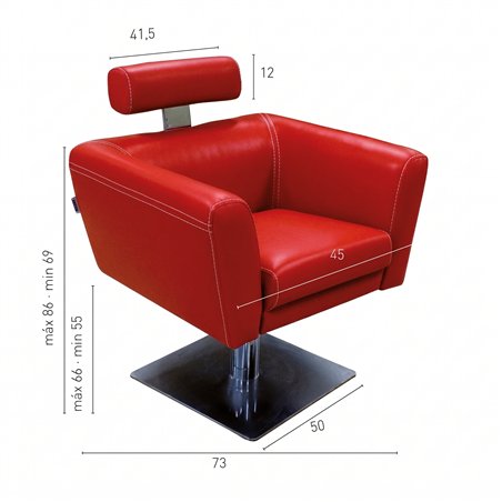 Cadeira de corte Ela Yahari para cabeleireiro PostQuam