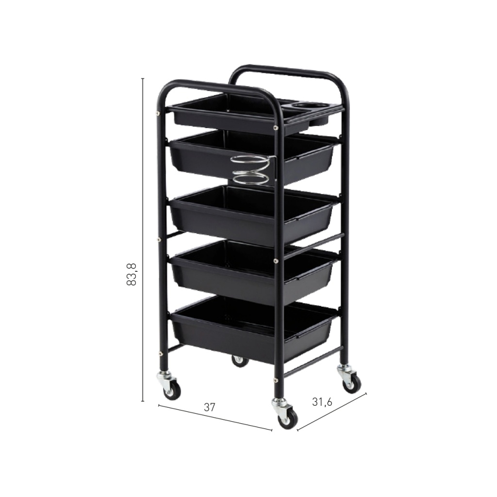 PostQuam Lucca Auxiliary Trolley