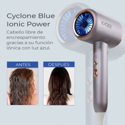 PostQuam Cyclone Blue Ionic Power Professional Hair Dryer
