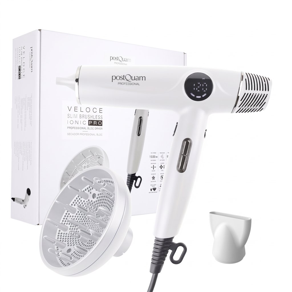 Secador profesional PostQuam Veloce Slim BLDC Ionic Pro 110
