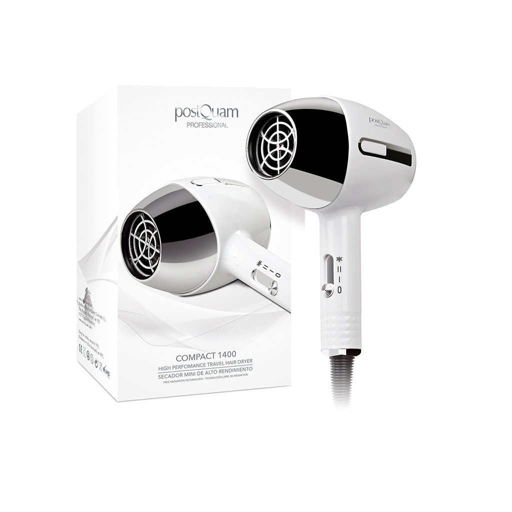 PostQuam Air Compact Radiation-Free Hair Dryer 1400 W
