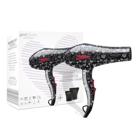 Secador PostQuam Fashion Hearts 2.400 W | Sunmarket