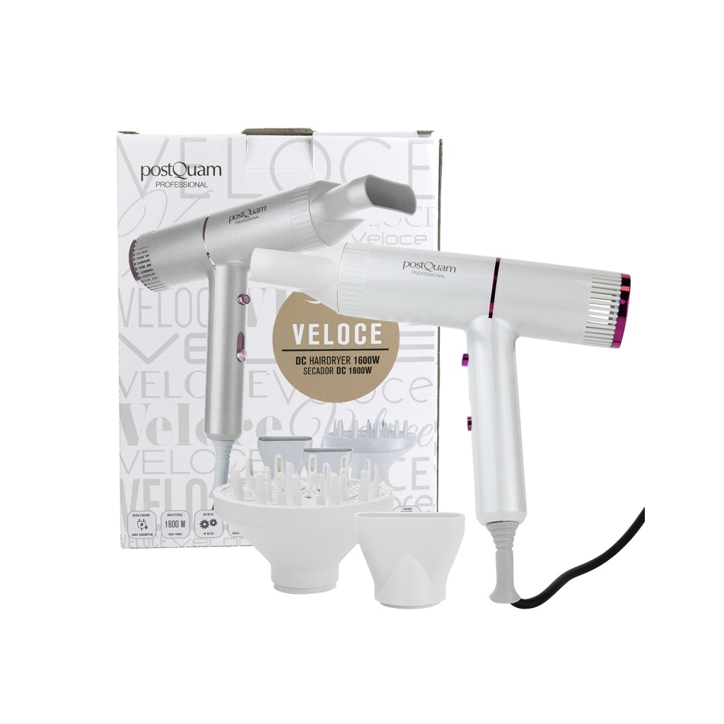 PostQuam Veloce 1600W Haartrockner mit Diffusor
