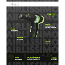 Asciugacapelli GTI 2300 Airlissimo Verde-Bianco | PostQuam