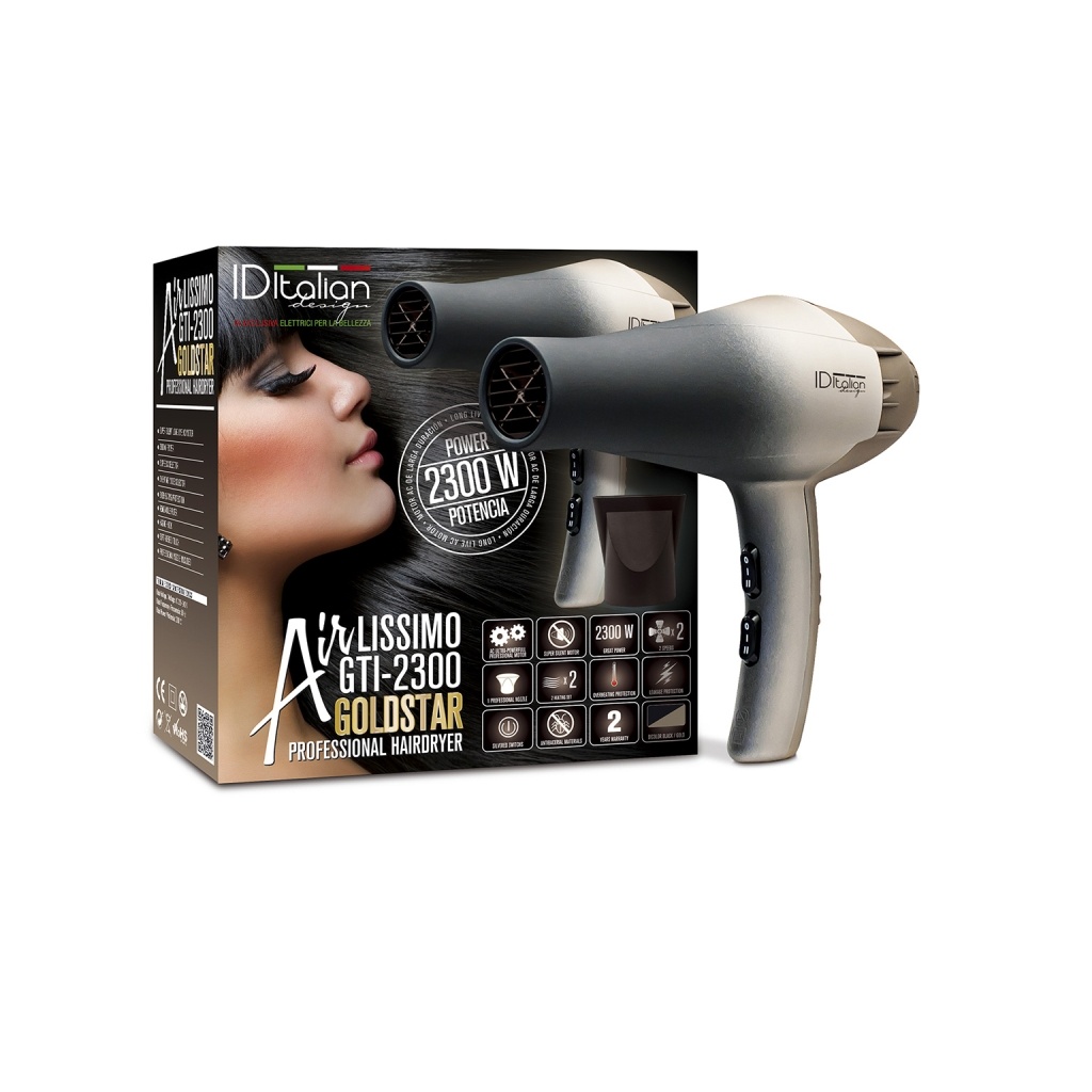Asciugacapelli GTI 2300 Airlissimo Gold Star 2300 W