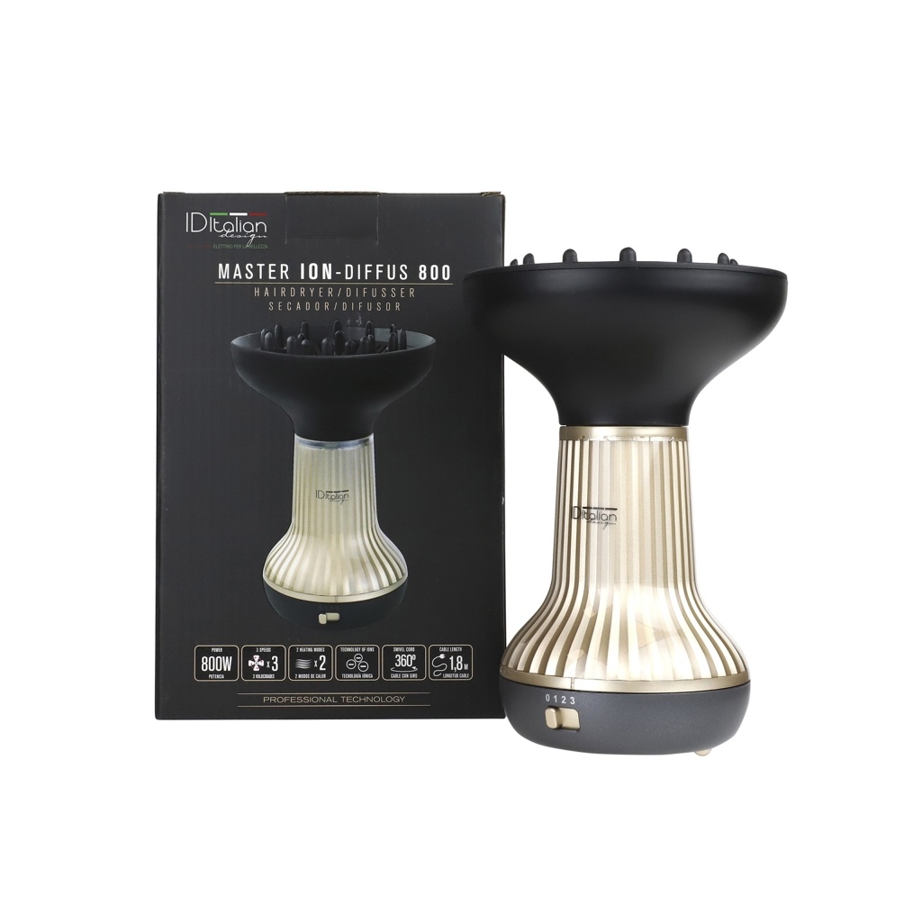Sèche-cheveux diffuseur Curly PostQuam Master Ion-Difuss 800