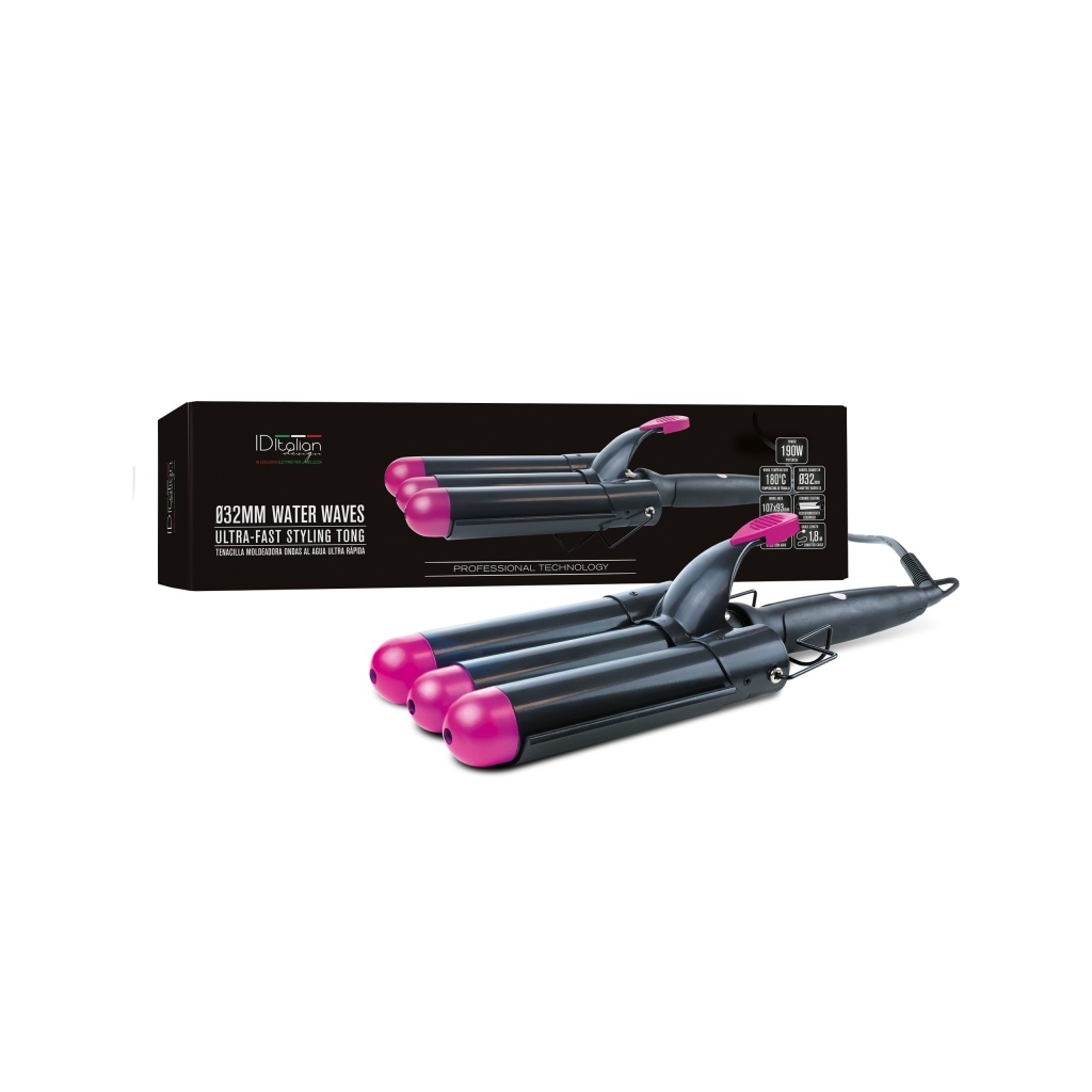 Water Waves 32 mm Triple-Barrel Hair Waver | ID Italian Design