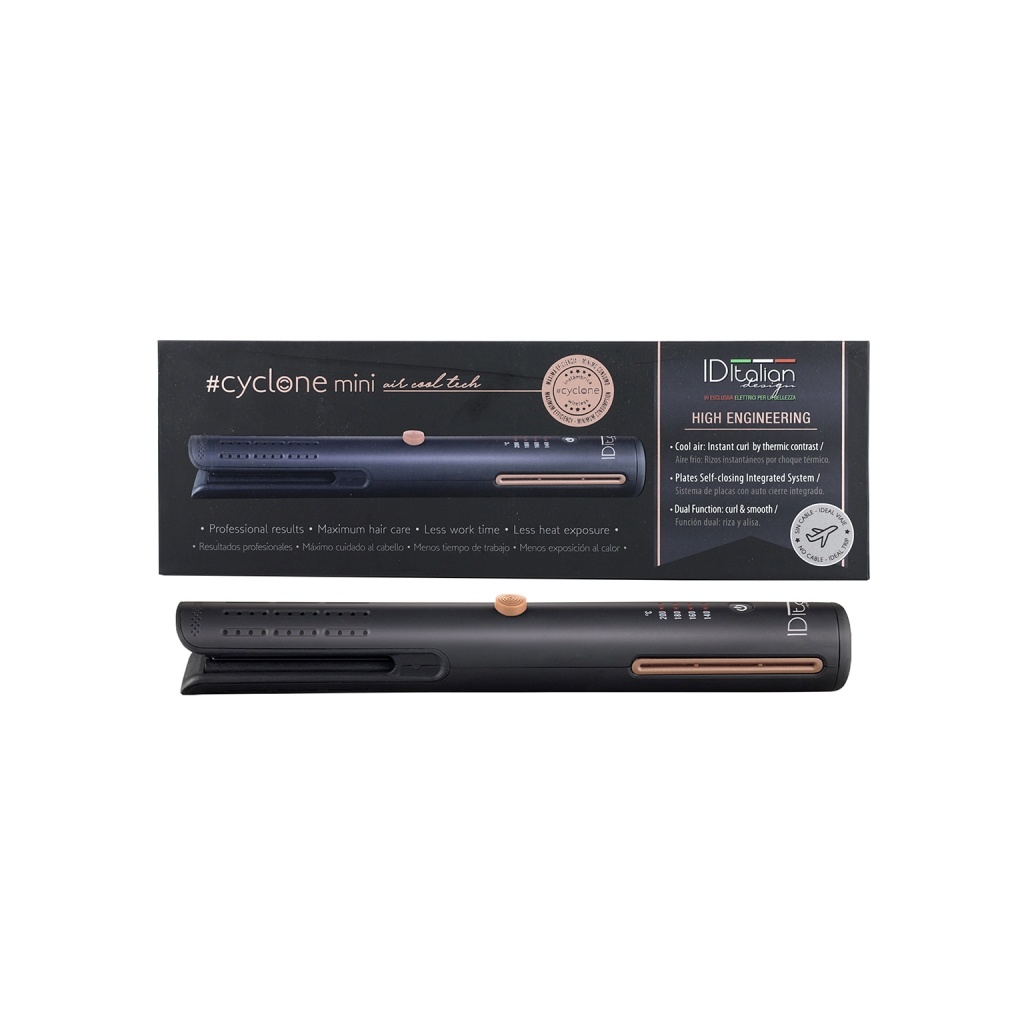 Cyclone Air Cool Tech USB Portable Hair Straightener | ID Italian Design