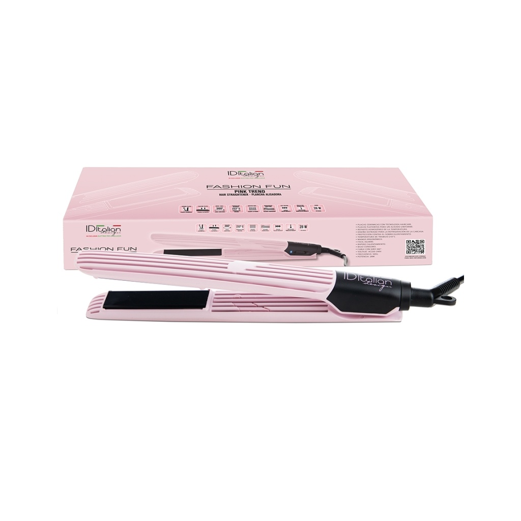 Fashion Fun Pink Trend Hair Straightener | ID Italian Design