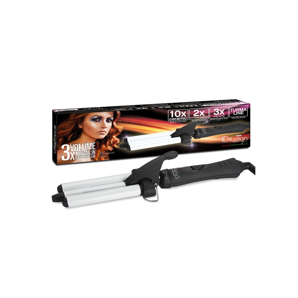ID Italian Design Tourmaline 3X Triple-Barrel Waver for Water Waves