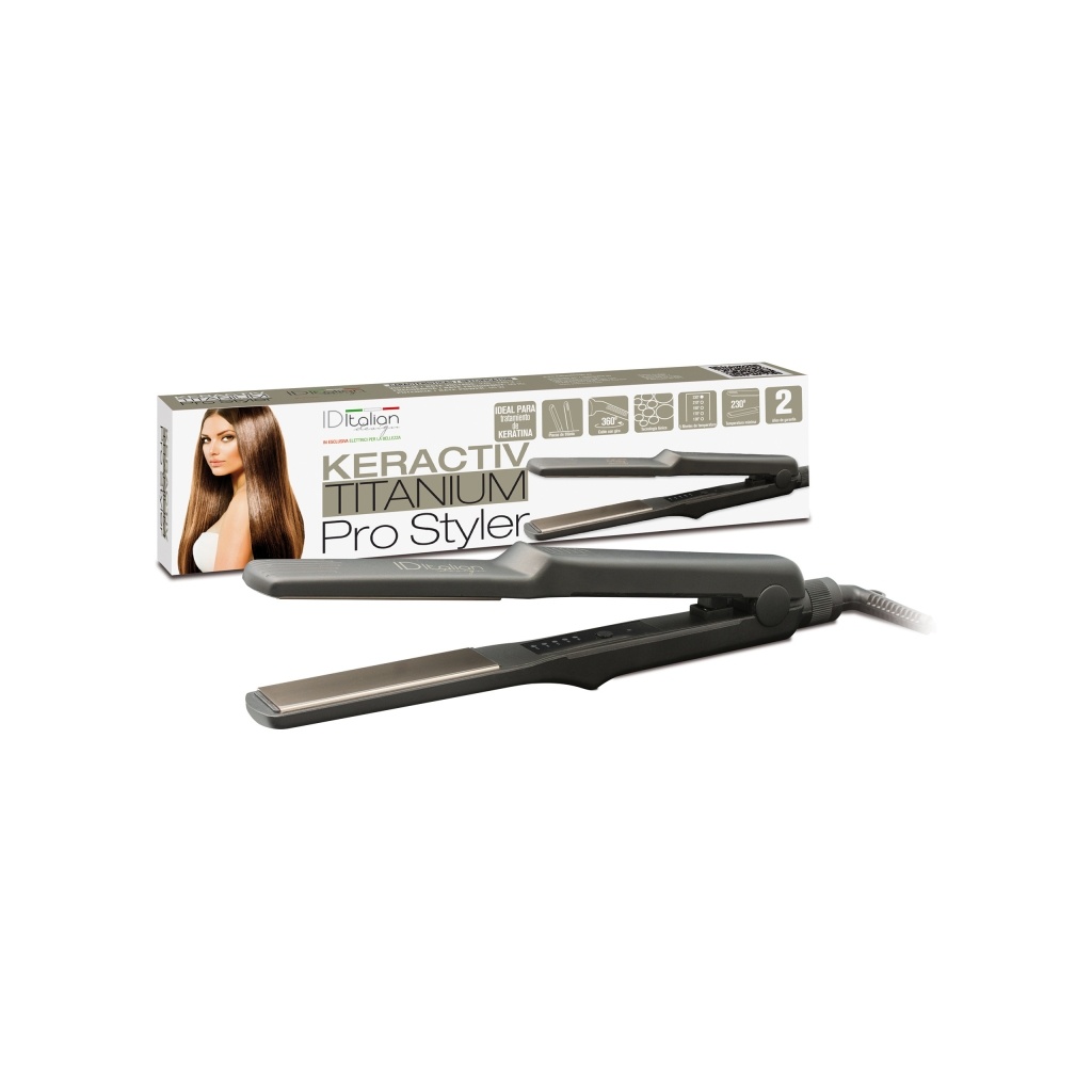 Lisseur Keractiv Pro Styler ID Italian Design | Titane