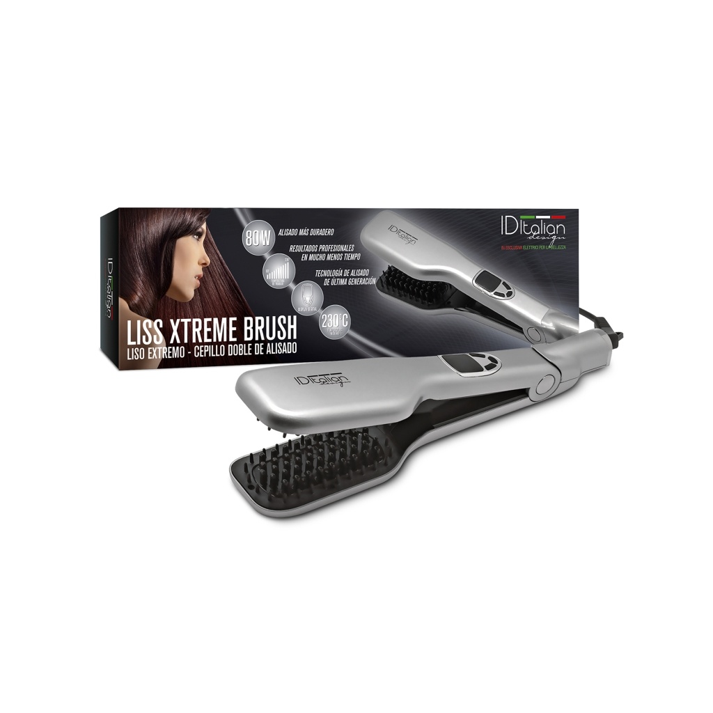 Cepillo alisador con vapor Doble Liss Xtreme | ID Italian Design