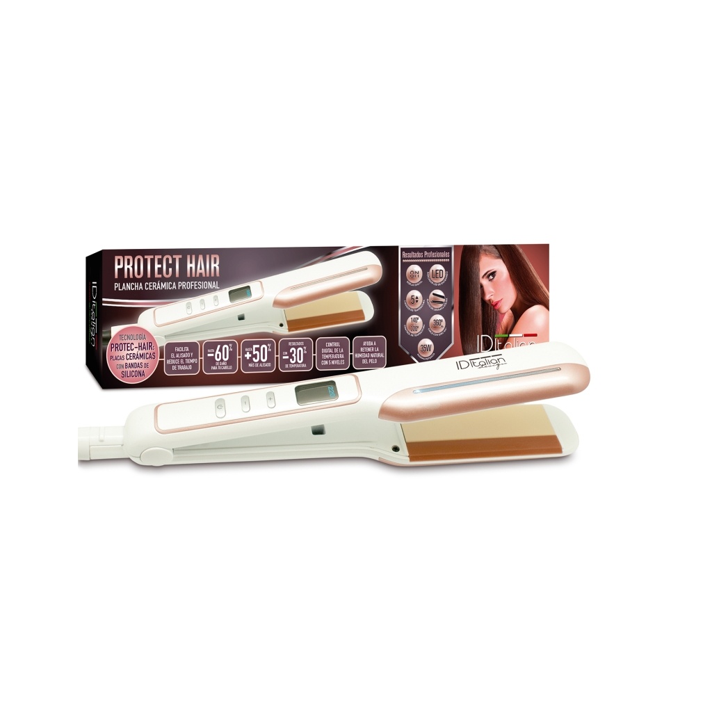 Piastra Protect Hair ID Italian Design con piastre in ceramica