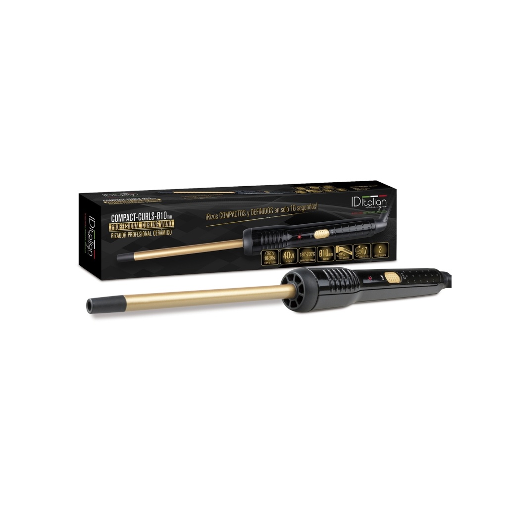 Compact Curls 10 mm Curling Iron | ID Italian Design
