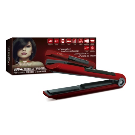 Mini lisseur sans fil USB avec peigne ID Italian Design