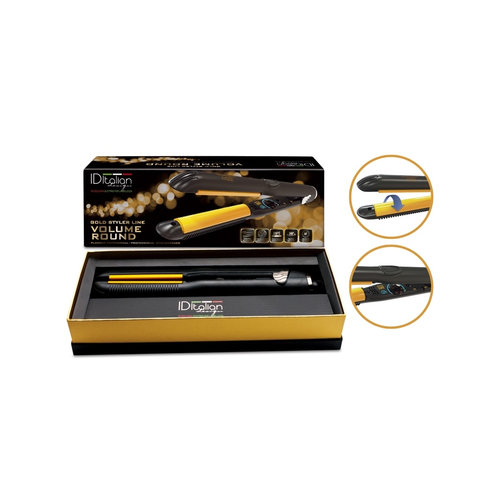 Piastra ID Italian Design Gold Styler Volume Round ID Gold