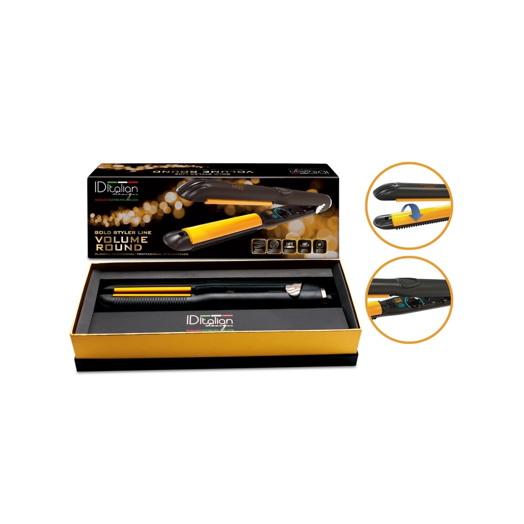 Piastra ID Italian Design Gold Styler Volume Round ID Gold