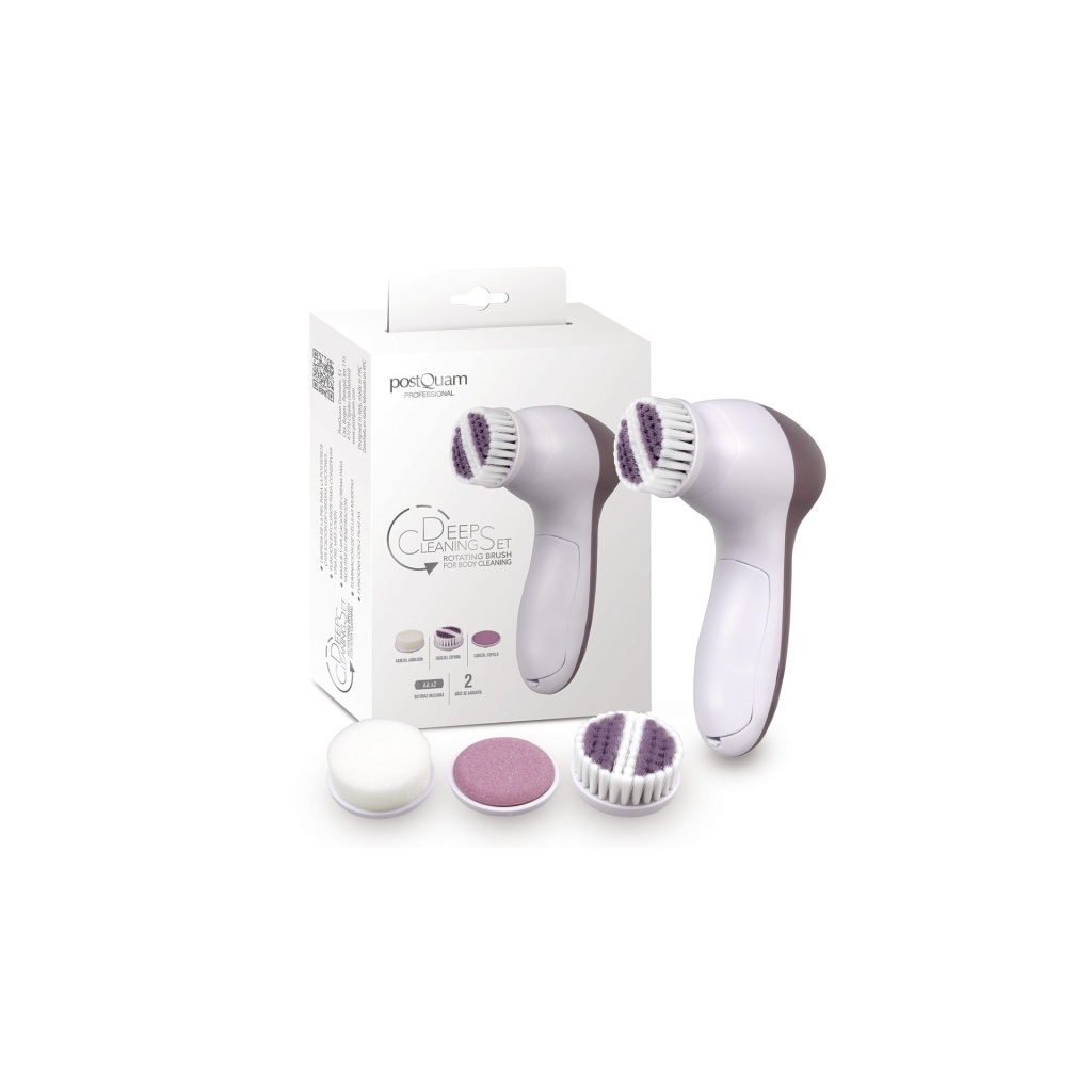 Deep Cleaning Set PostQuam | Spazzola viso a pile