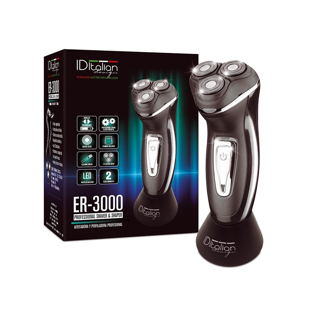ID Italian Design ER 3000 máquina de barbear e aparador profissional