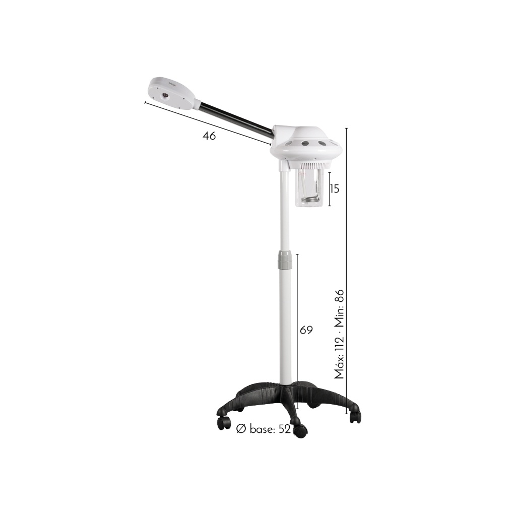Pavia Super Luxe Ozone Facial Steamer | ID Italian Design