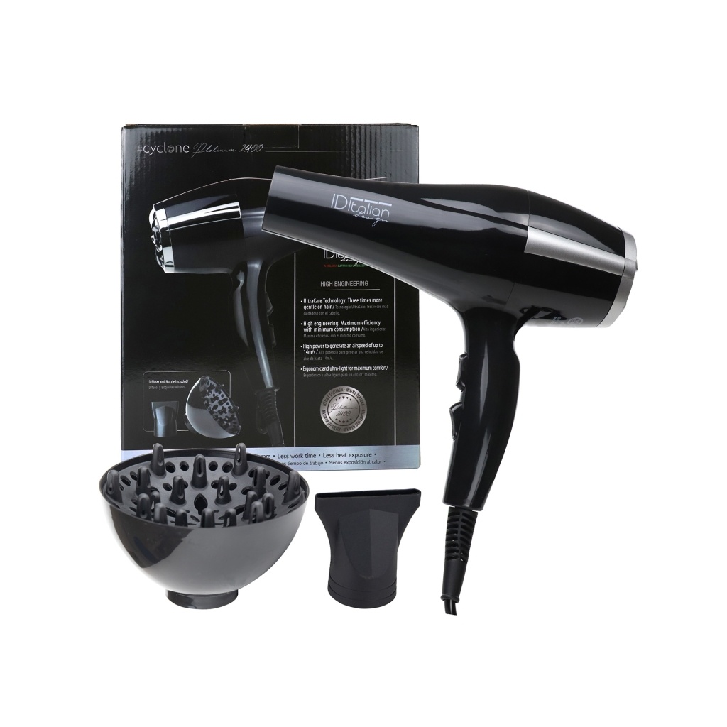 Asciugacapelli ID Italian Design Cyclone Platinum 2400 W | Sunmarket