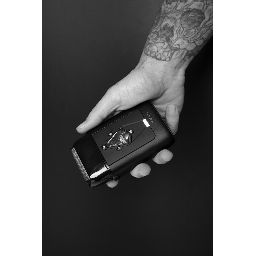 Máquina de barbear Z-Tech Ragnar USB-C com 3 cabeças