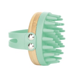Massageador capilar de bambu e silicone | ID Italian Design