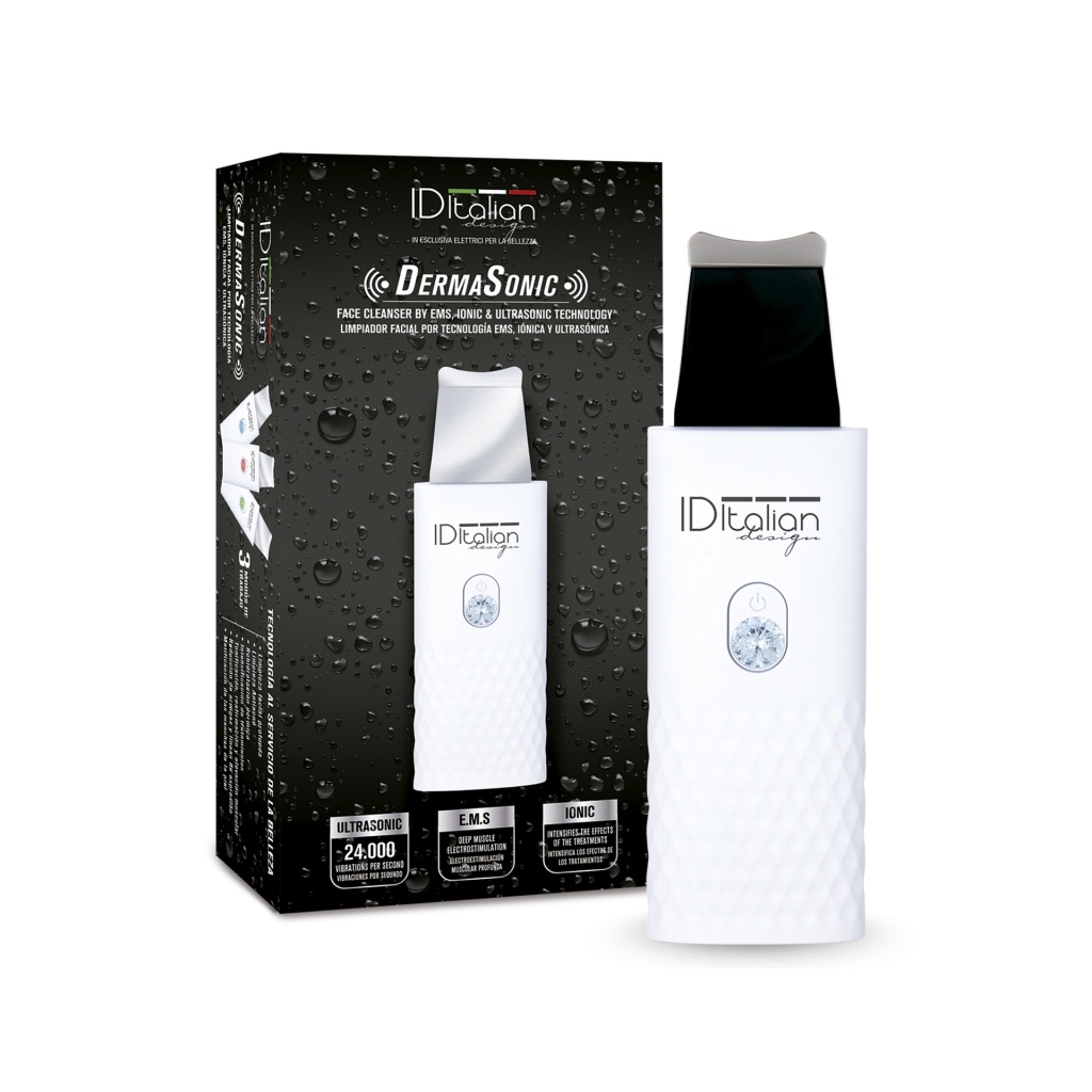 Dermasonic EMS Skin Scrubber ID Italian Design | Espátula facial