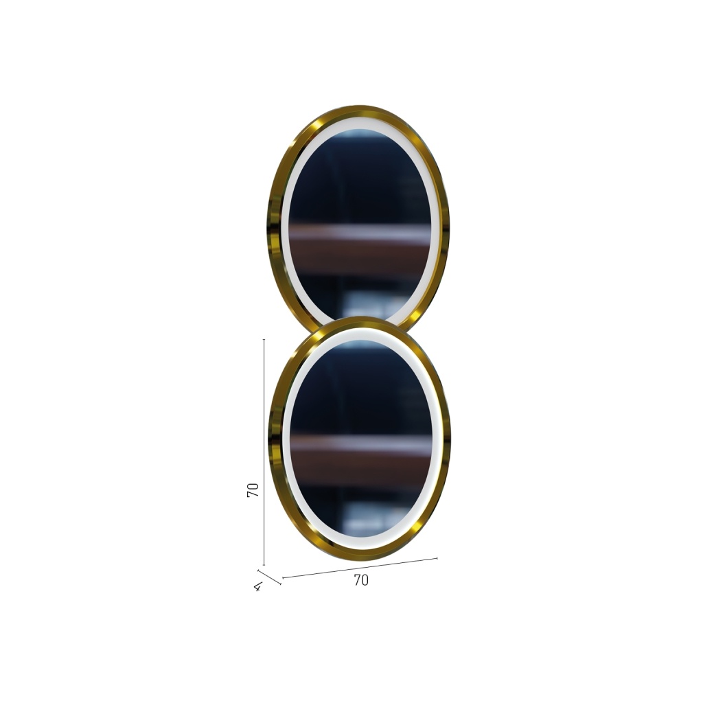 Miroir circulaire sans éclairage ID Italian Design