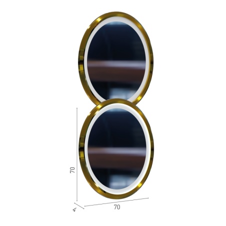 Espejo circular sin luz ID Italian Design
