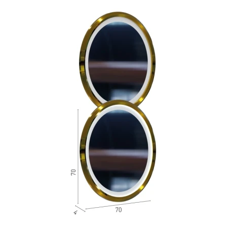 Espejo circular sin luz ID Italian Design