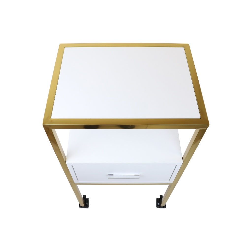 Golden Dressing Table Unit ID Italian Design | Hairdressing