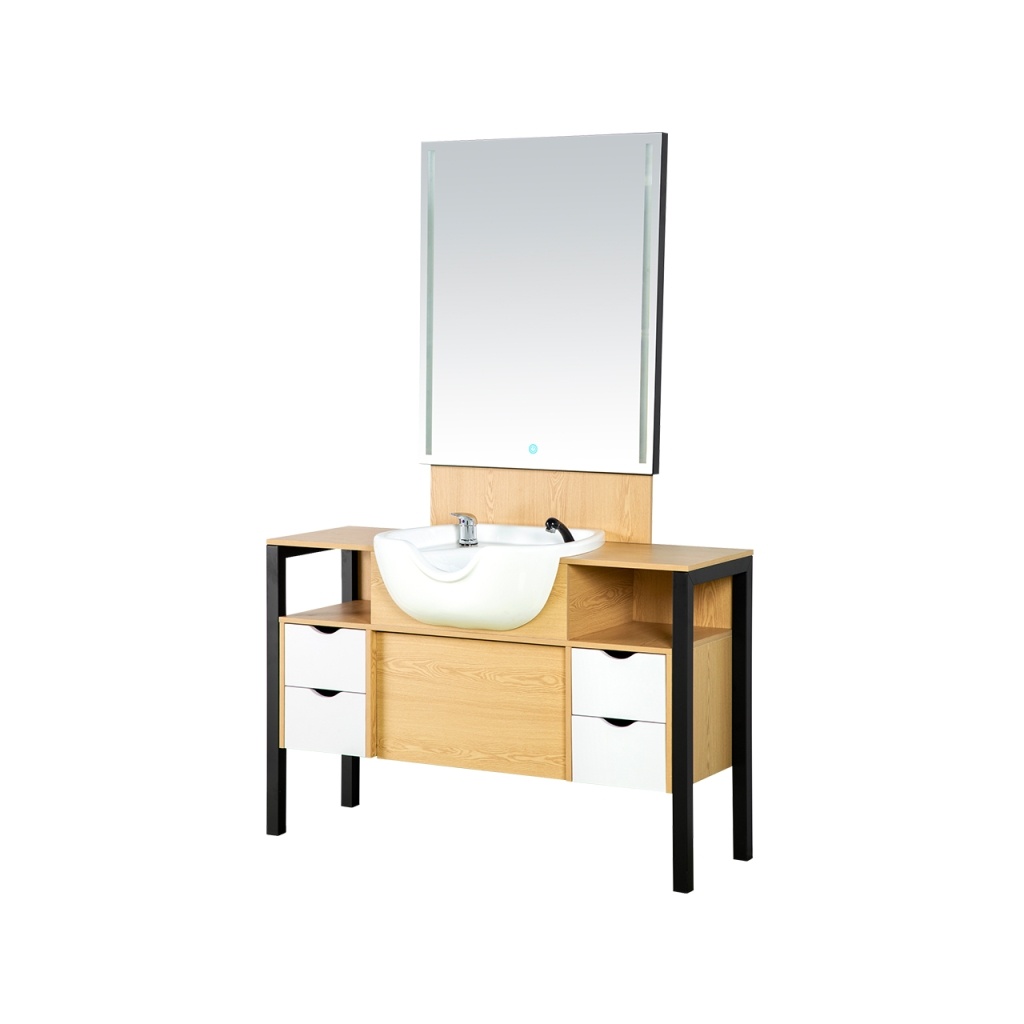 Artisan Barber Station with Washbasin | ID Italian Design