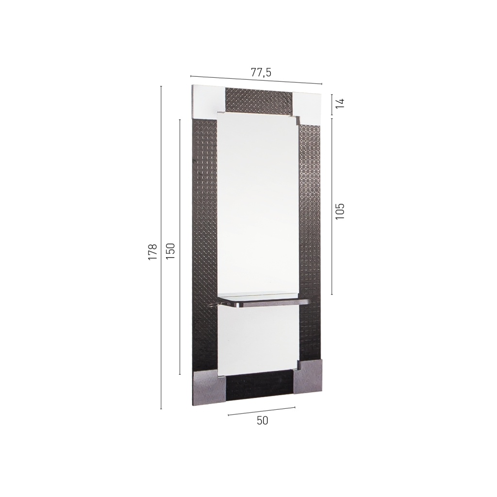Basic Deco Two Hairdressing Dressing Table | ID Italian Design