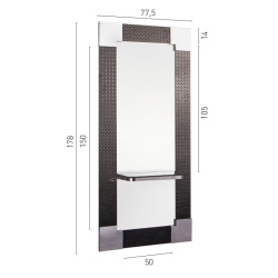 Frisiertisch Basic Deco Two ID Italian Design | Friseursalon
