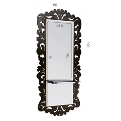 Yahari Flamenco Styling Unit with Mirror | YAHMT-1076A
