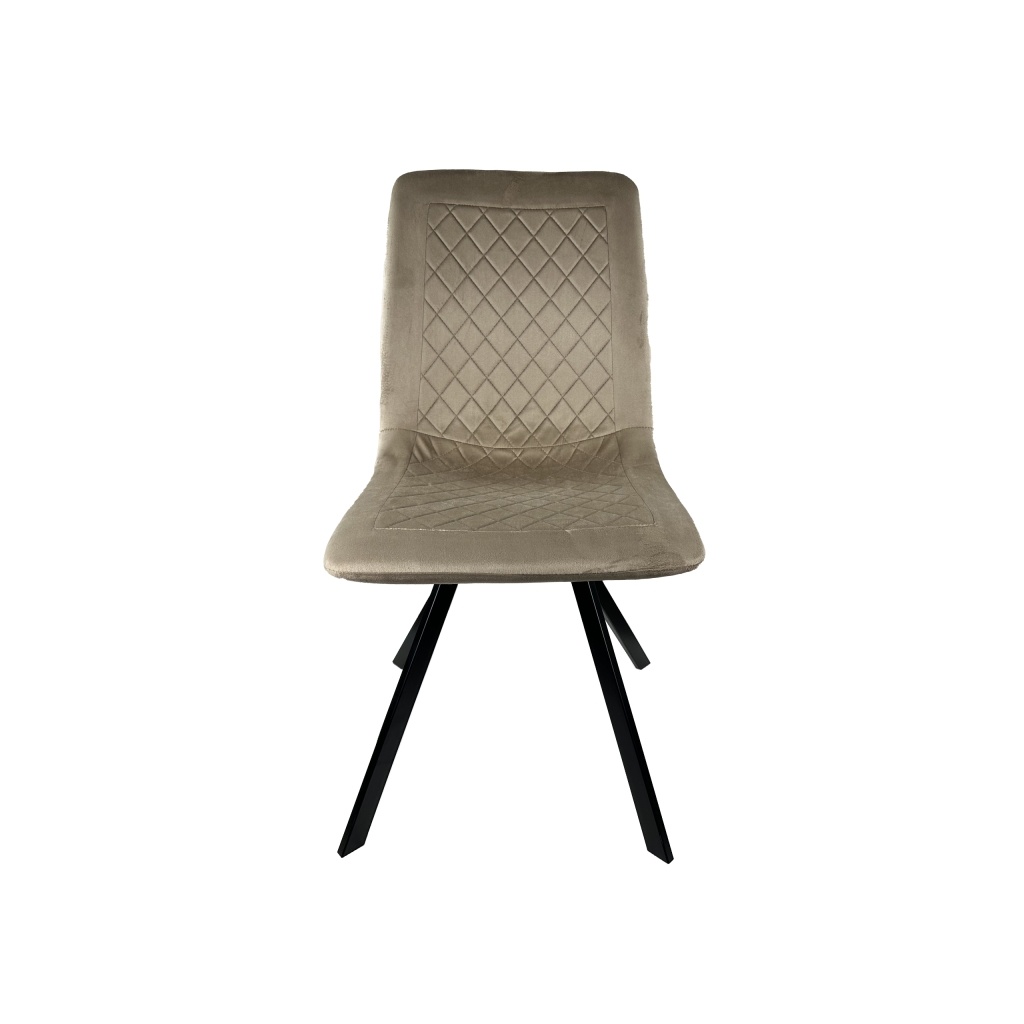 Chaise Hasselt en velours beige ID Italian Design