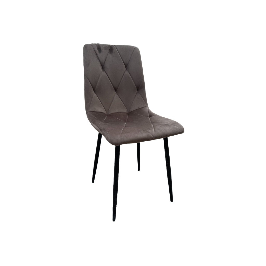 Berna Grey Velvet Chair | ID Italian Design