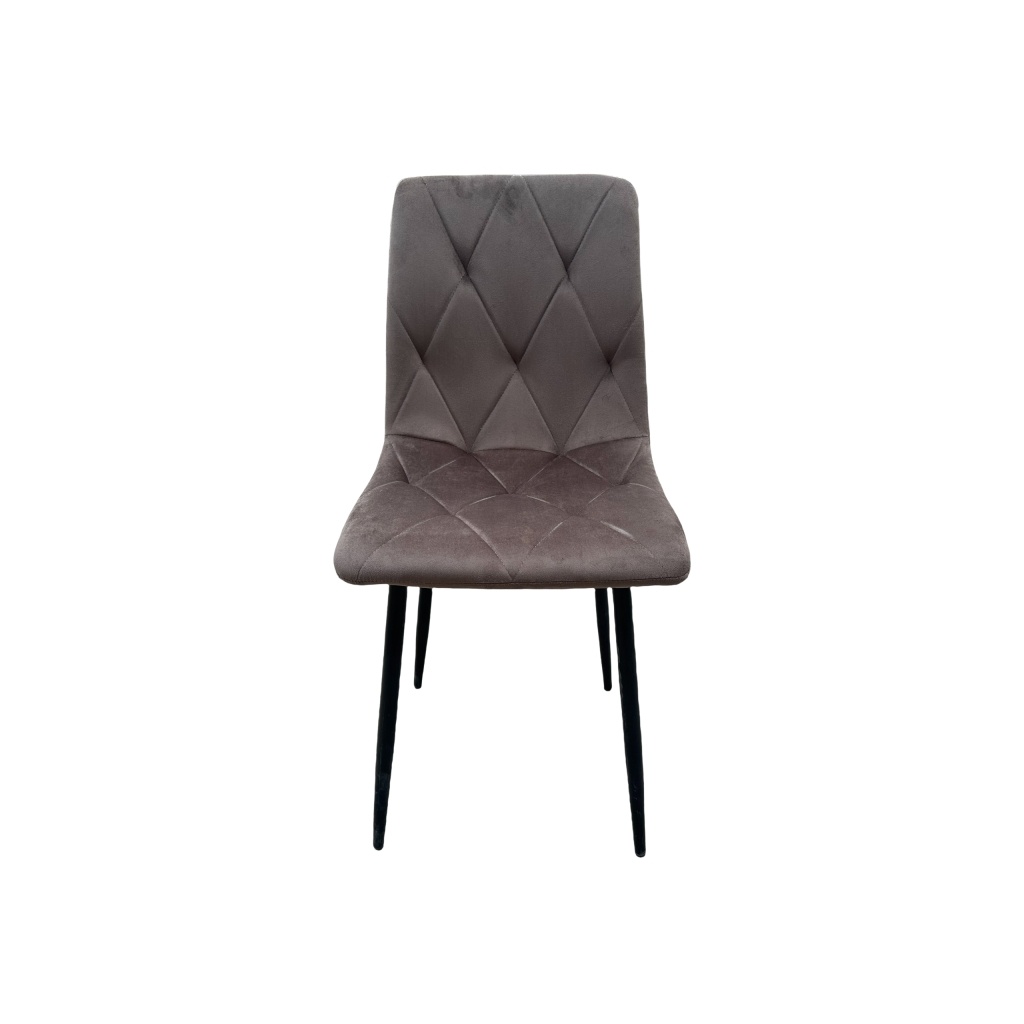 Berna Grey Velvet Chair | ID Italian Design