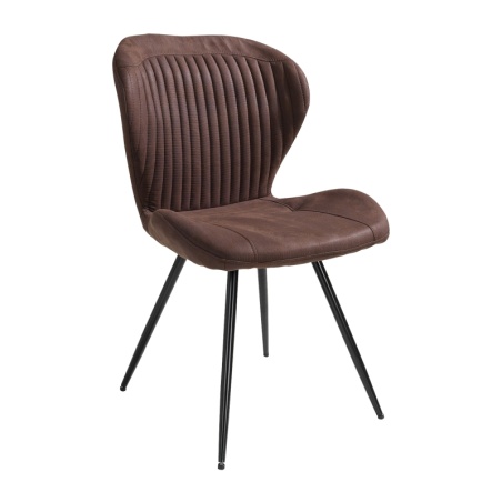 Cadeira Gante Castanha ID Italian Design | Cadeira estofada