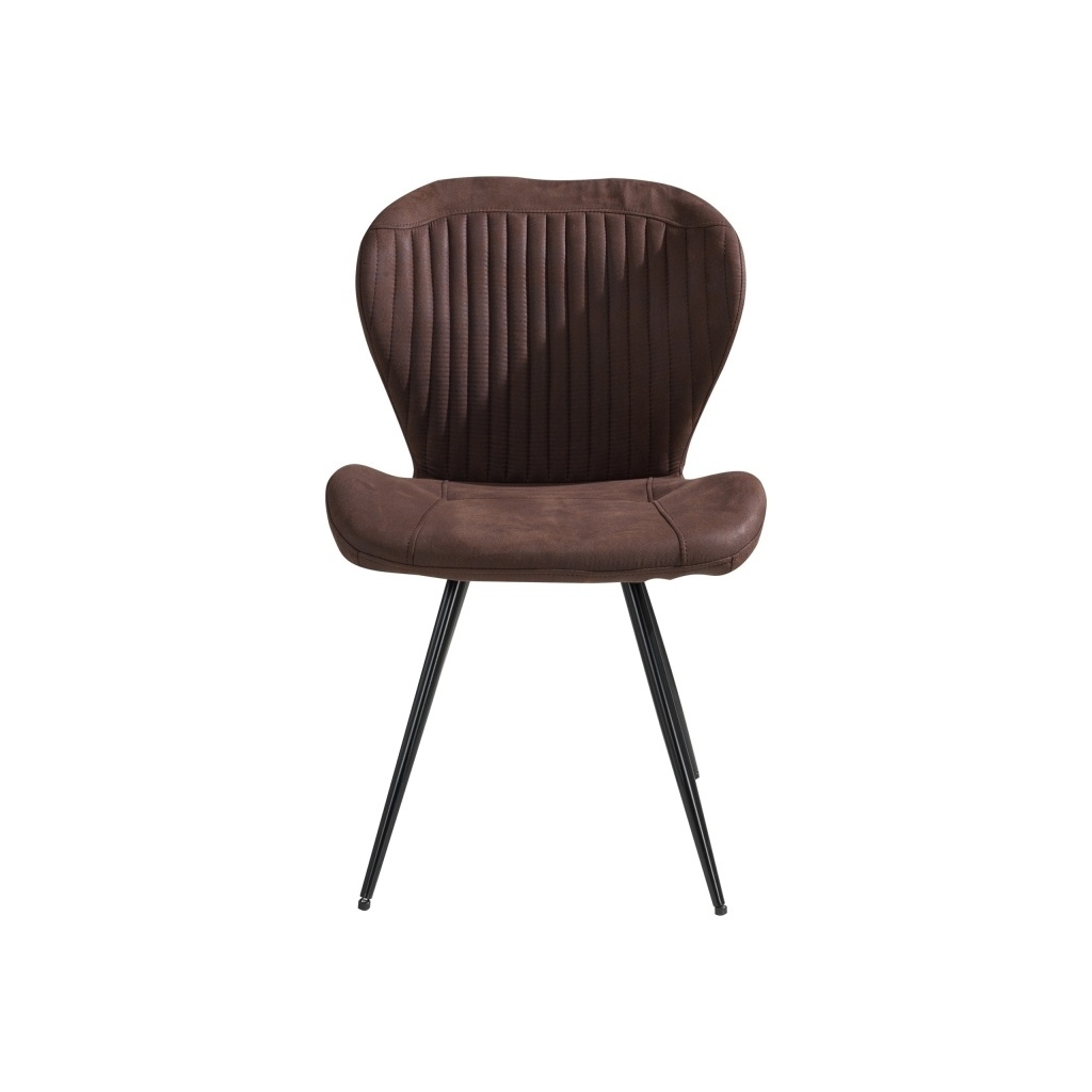 Chaise Gante Marron ID Italian Design | Chaise rembourrée
