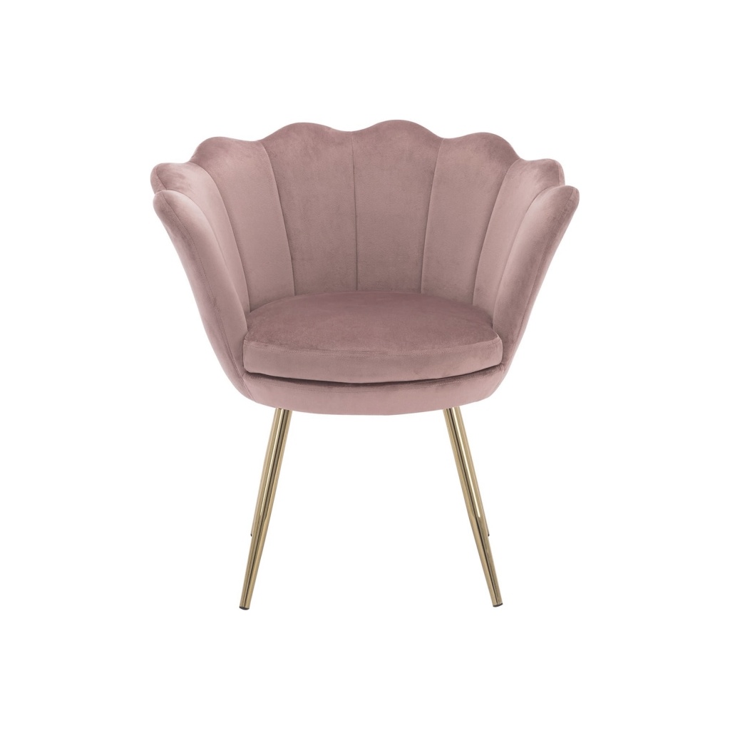 Fauteuil Sidney rose Art déco | ID Italian Design
