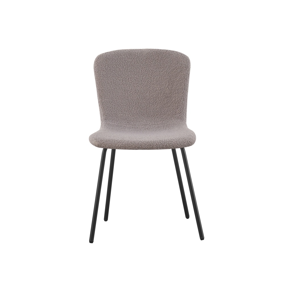 Cannes Grey Chair with Bouclé Upholstery | ID Italian Design