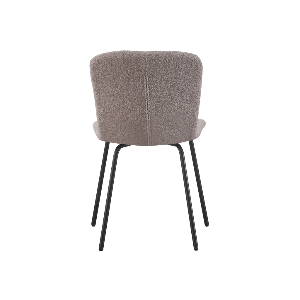 Cannes Grey Chair with Bouclé Upholstery | ID Italian Design