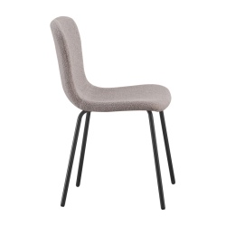 Cannes Grey Chair with Bouclé Upholstery | ID Italian Design