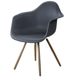 Poltrona Estocolmo Grey com braços | ID Italian Design