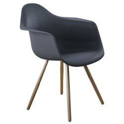 Poltrona Estocolmo Grey com braços | ID Italian Design