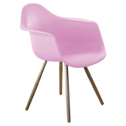 Poltrona Estocolmo Pink com braços | ID Italian Design