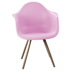 Poltrona Estocolmo Pink com braços | ID Italian Design