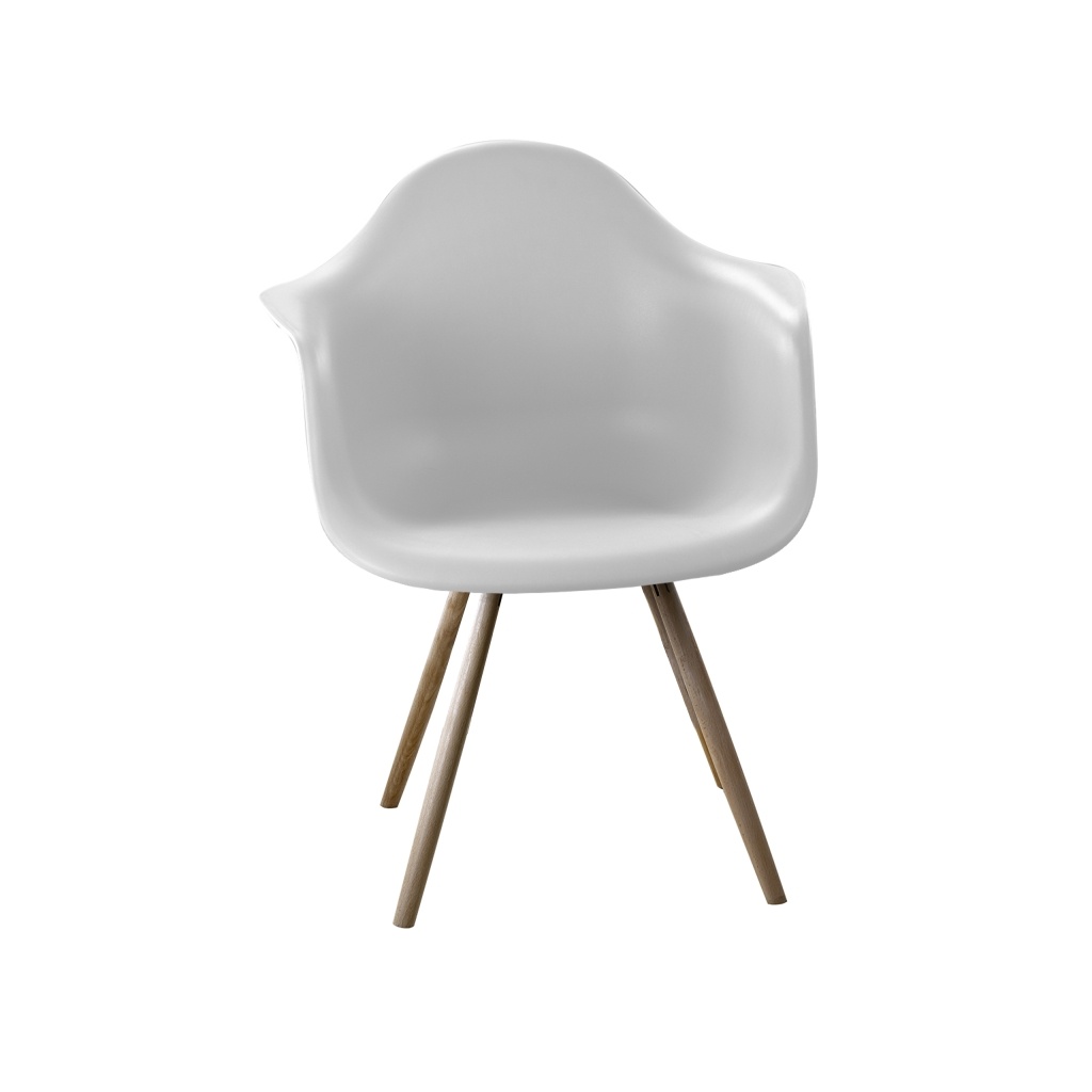 Poltrona Estocolmo White com braços | ID Italian Design